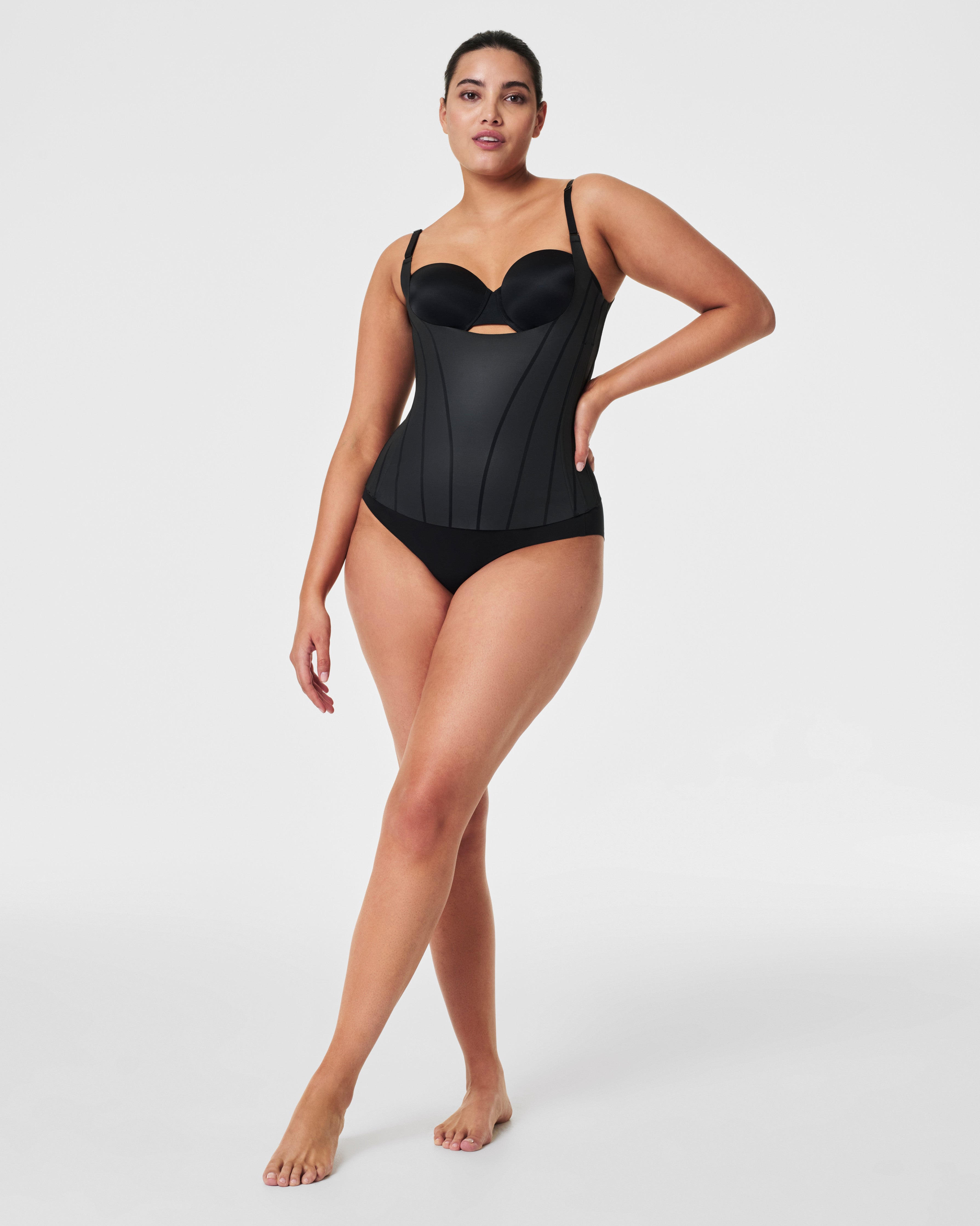 SPANXsupersculpt™ TotalContour Open-Bust Cami | Very Black