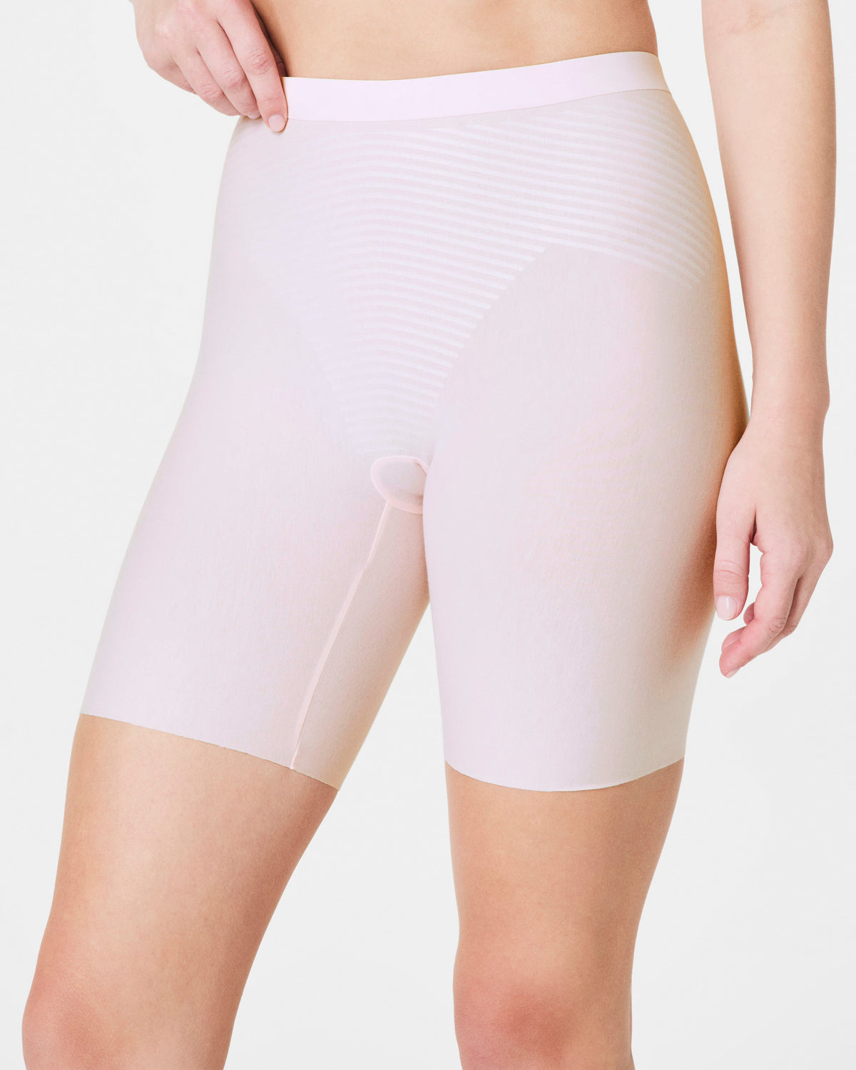 SPANXshape™ Invisible Supima® Cotton Mid-Thigh Short | Pink Blossom