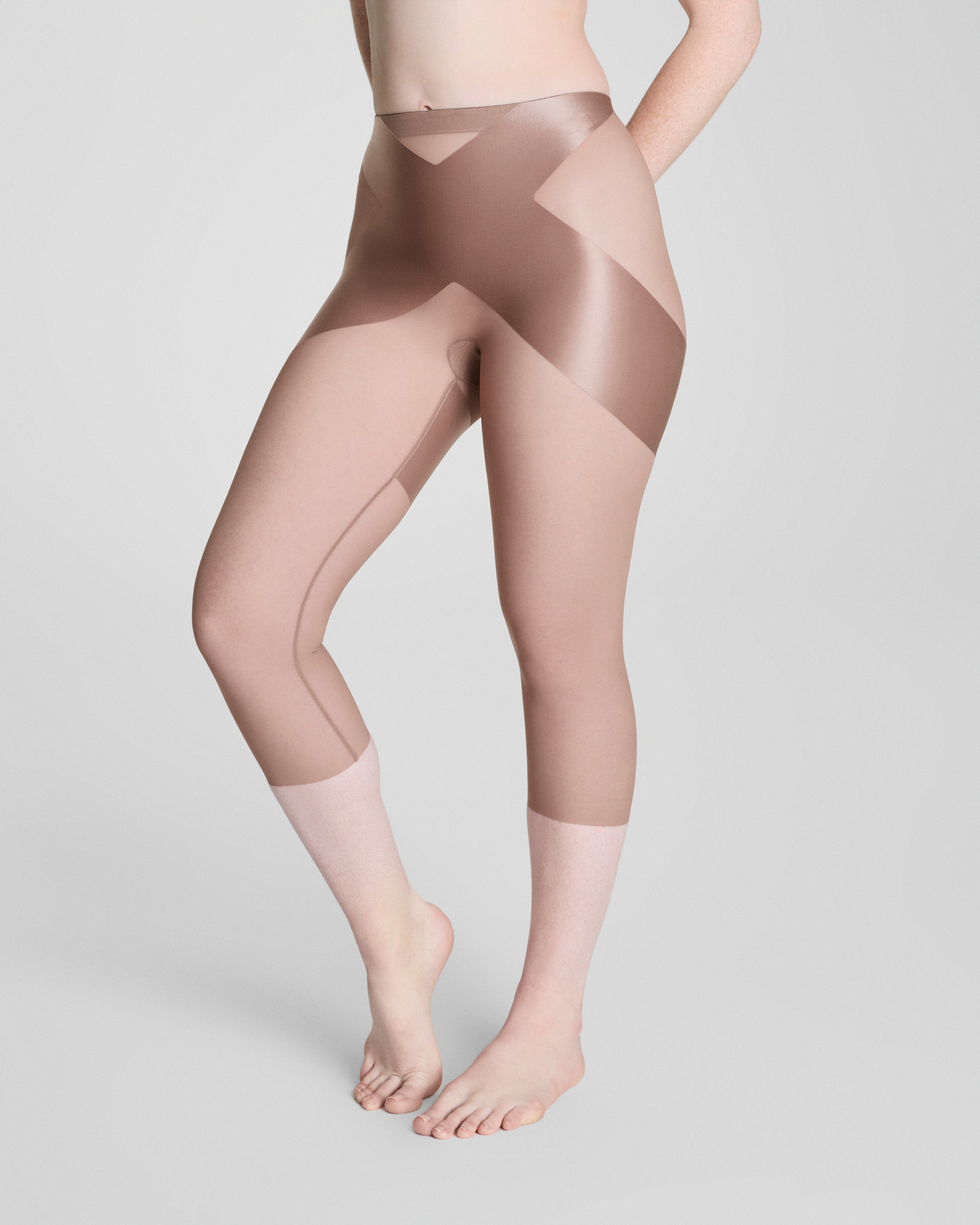 SPANXshape™ Satin-X™ High-Waisted Capri | Cafe Au Lait