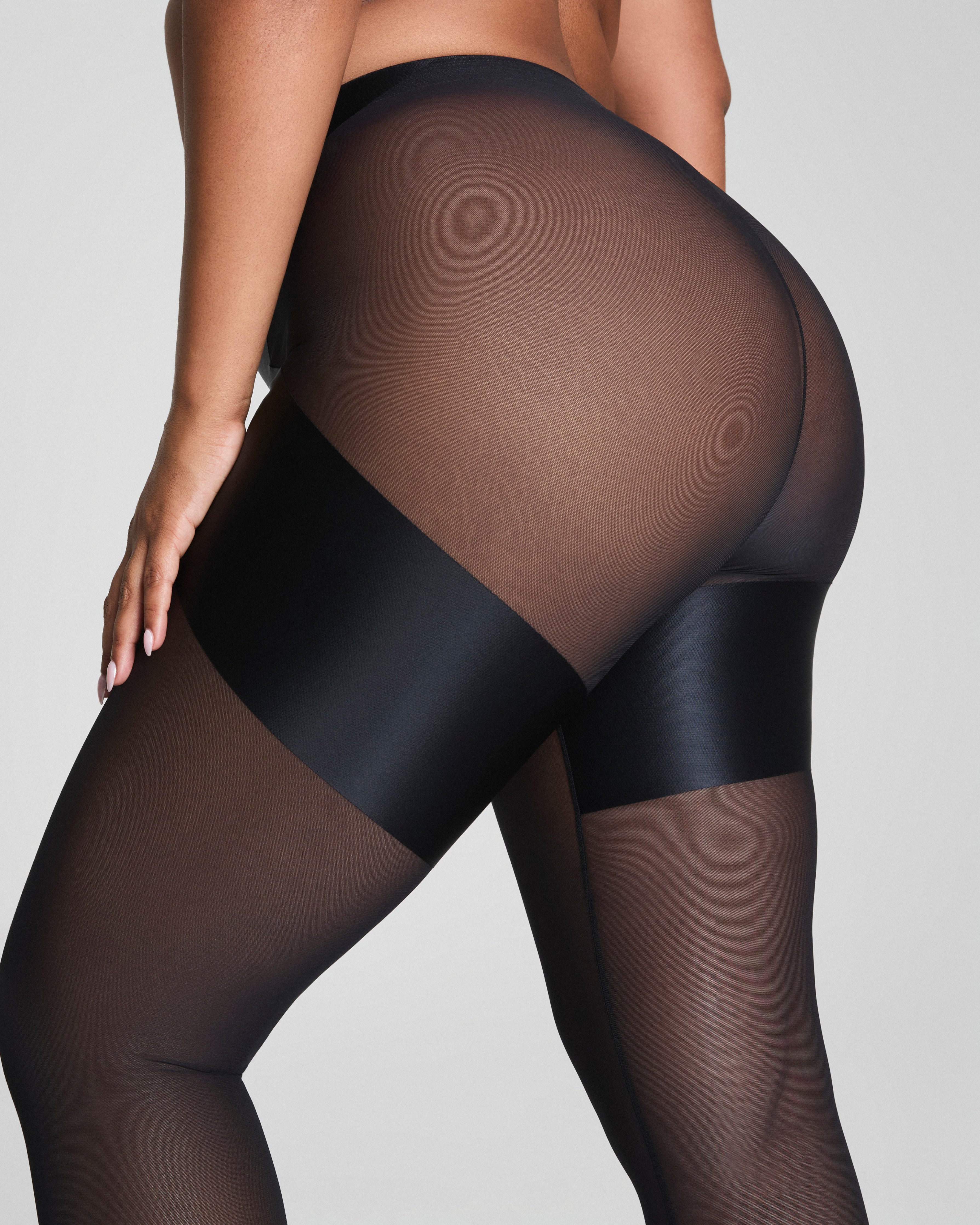 SPANXshape™ Satin-X™ High-Waisted Capri | Very Black