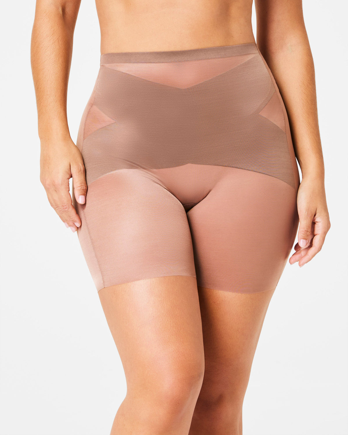 SPANXshape™ Skinny Britches® Mid-Thigh Short | Champagne Beige