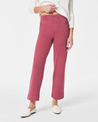 SPANX® Stretch Twill Pull-On Cropped Pant | Wild Rose