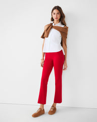 SPANXsupersmooth™ PerfectFit Ponte Kick Flare Pant | Spanx True Red