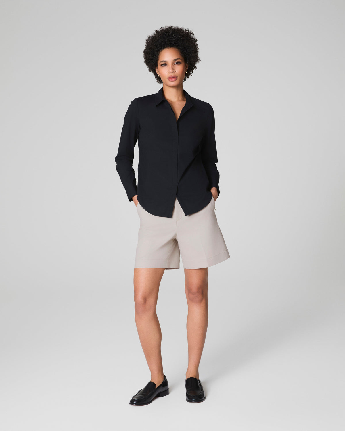SPANX® Poplin No-Gape Tailored Shirt