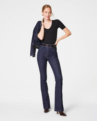 SPANXsmooth™ Jersey V-Neck Tee | Classic Black