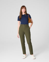 SPANXsupersmooth™ Stretch Twill Slim Straight Pant | Dark Pine