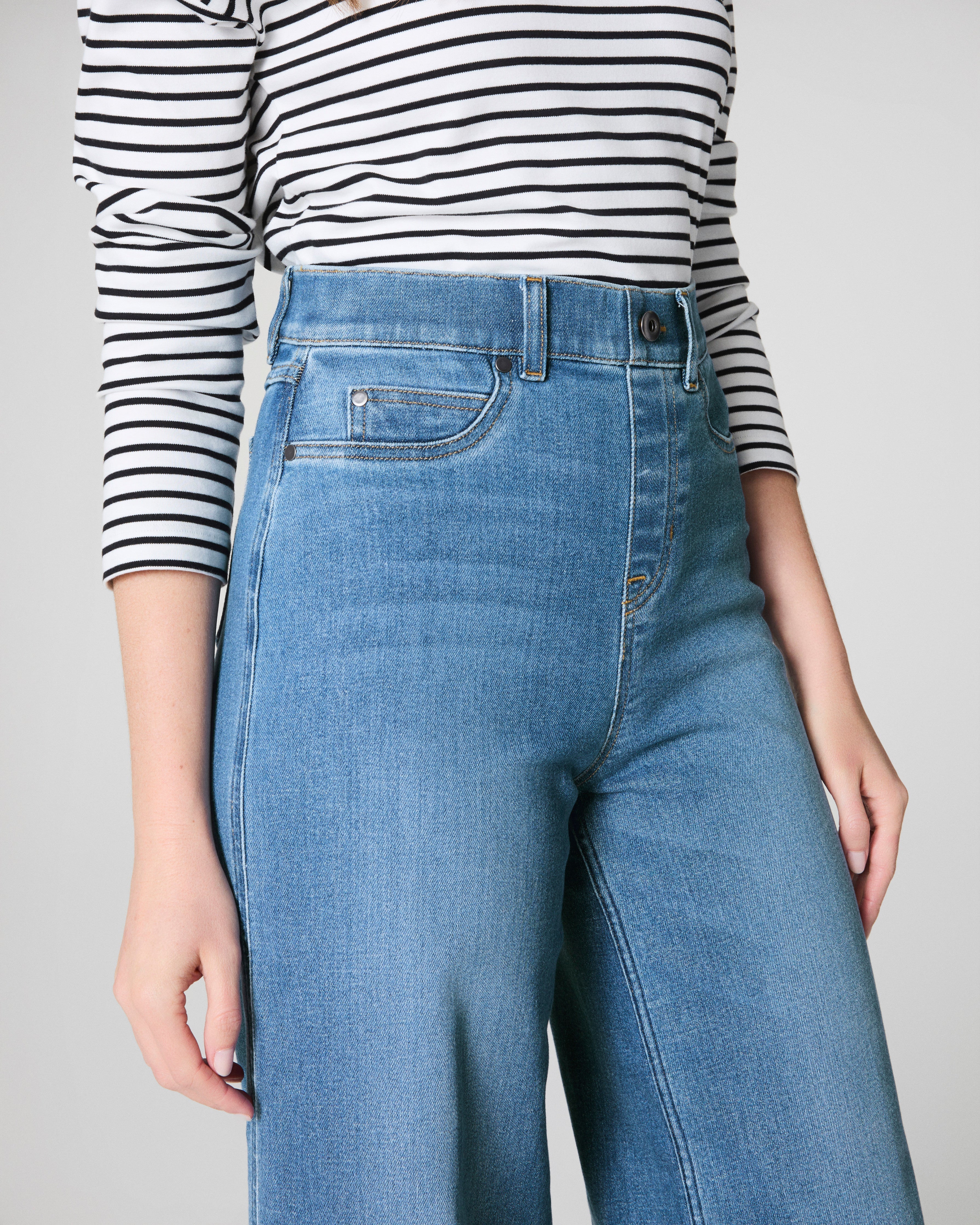 SPANXshape™ Original EveryWear Wide Leg Jeans | Stonewashed Blue