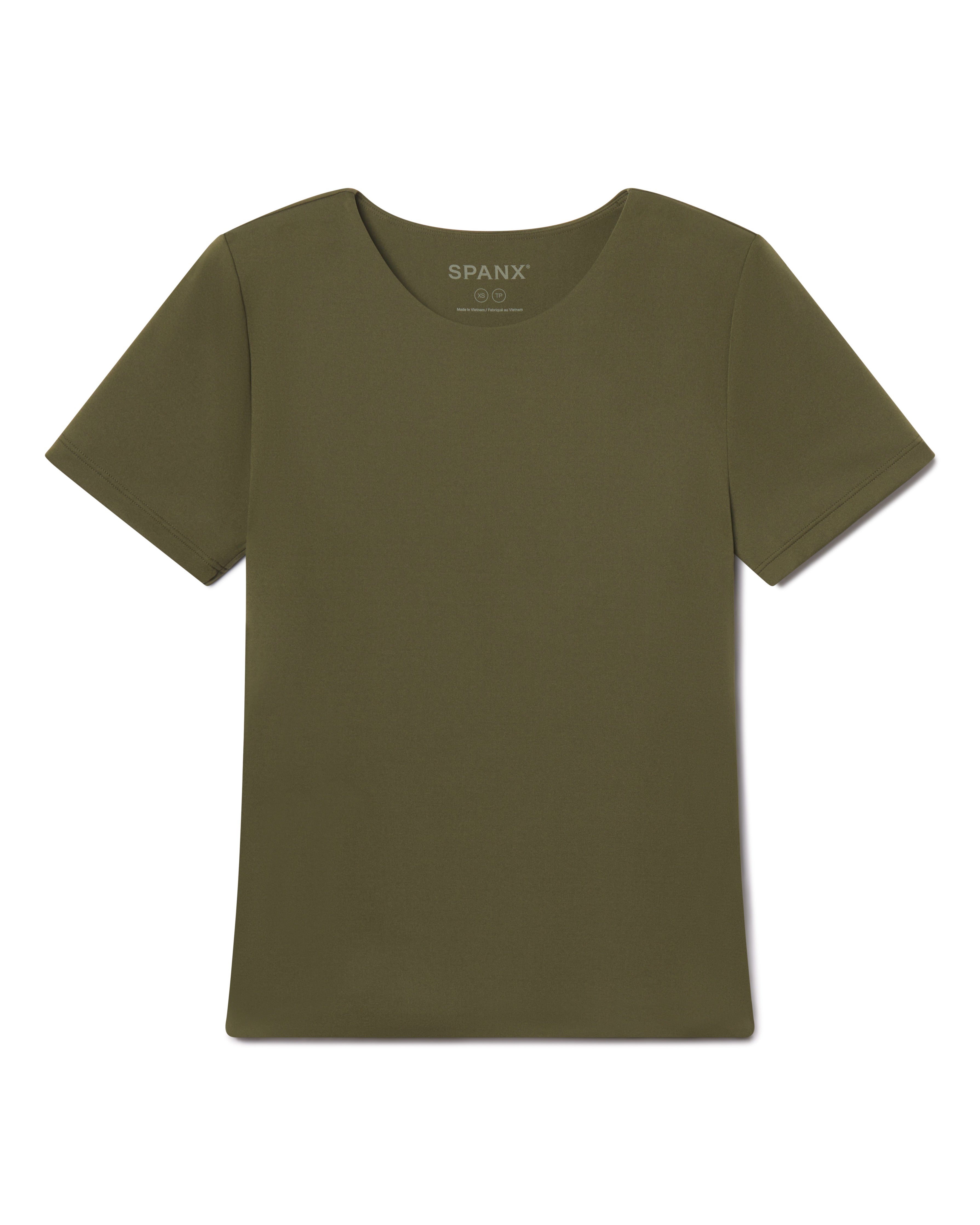 SPANXsmooth™ Jersey Crewneck Tee | Dark Pine