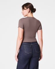 SPANXsmooth™ Jersey Crewneck Tee | Smoke