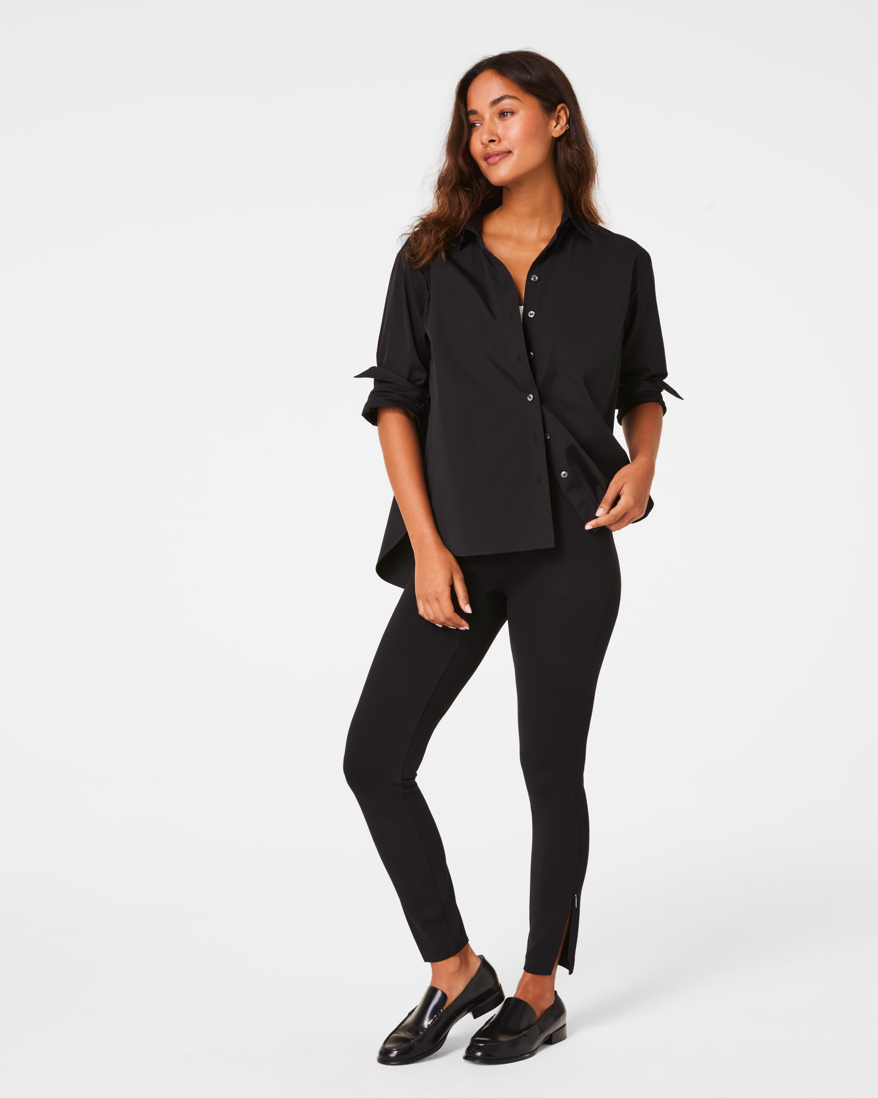 SPANXsupersmooth™ PerfectFit Ponte Zip Legging | Classic Black