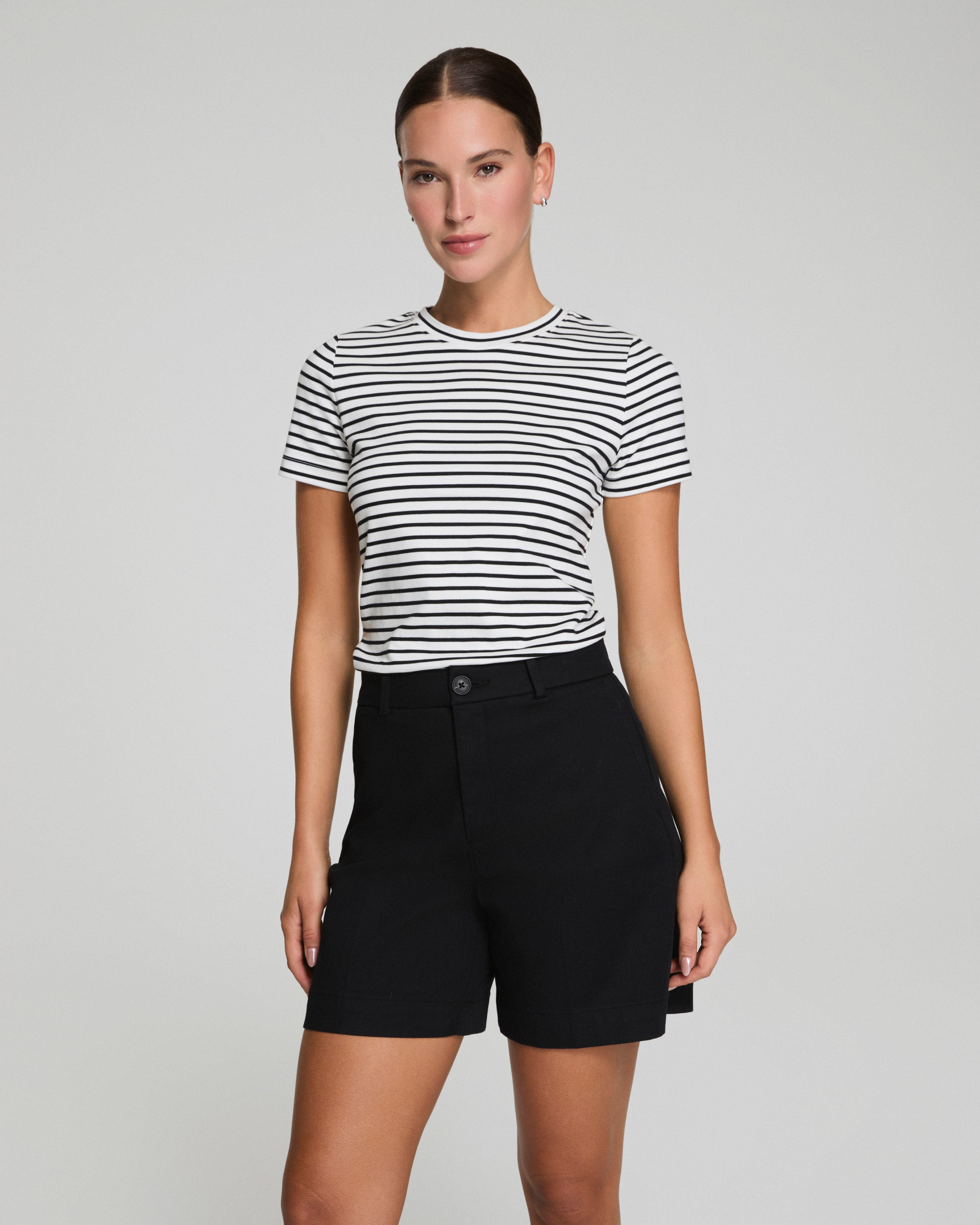 SPANX® Cotton Crewneck Tee