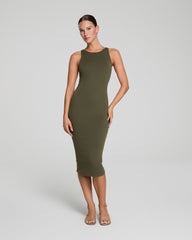 SPANXsmooth™ Jersey Racerback Midi Dress | Dark Pine