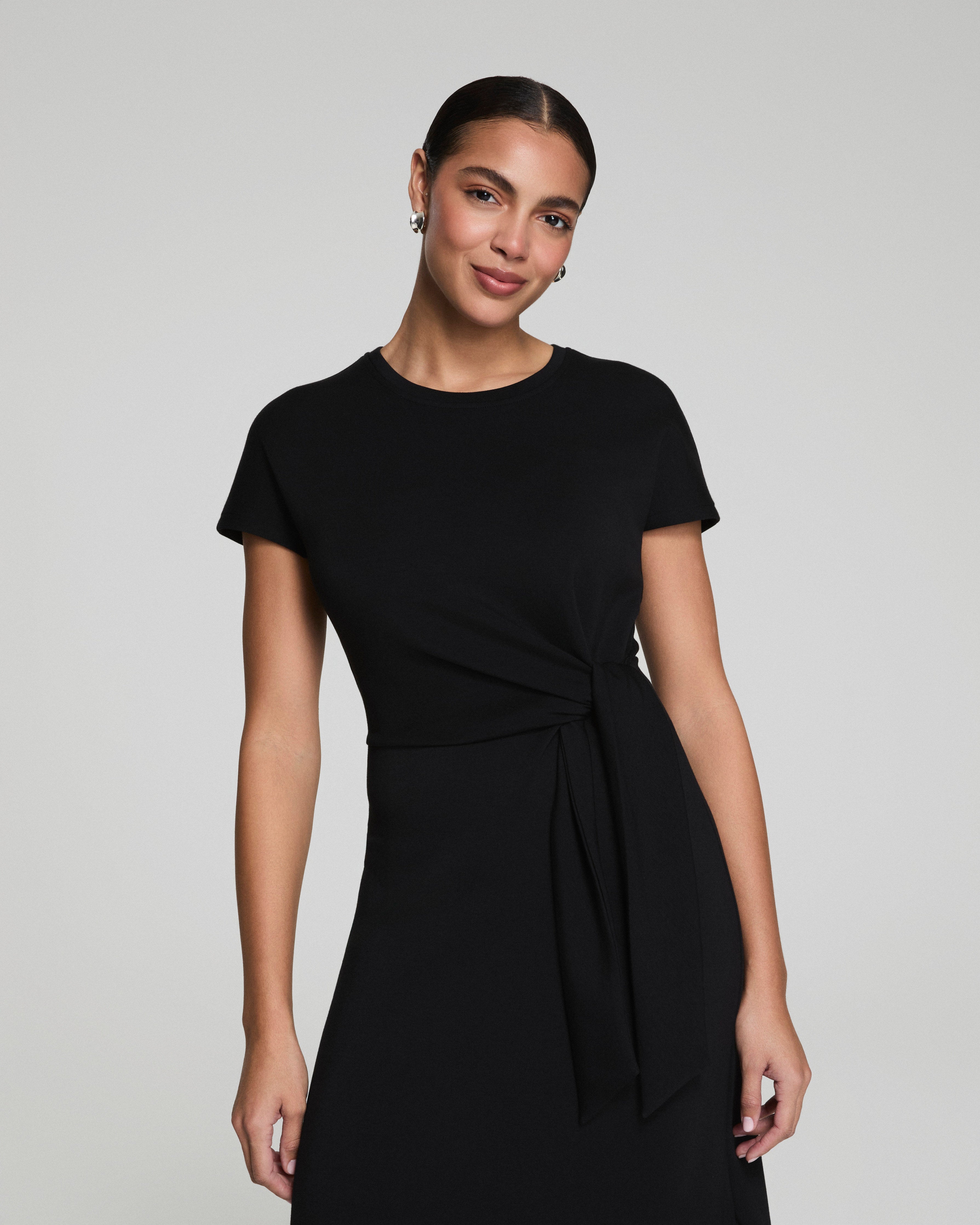 SPANX AirEssentials® Tie-Waist Maxi Dress | Very Black