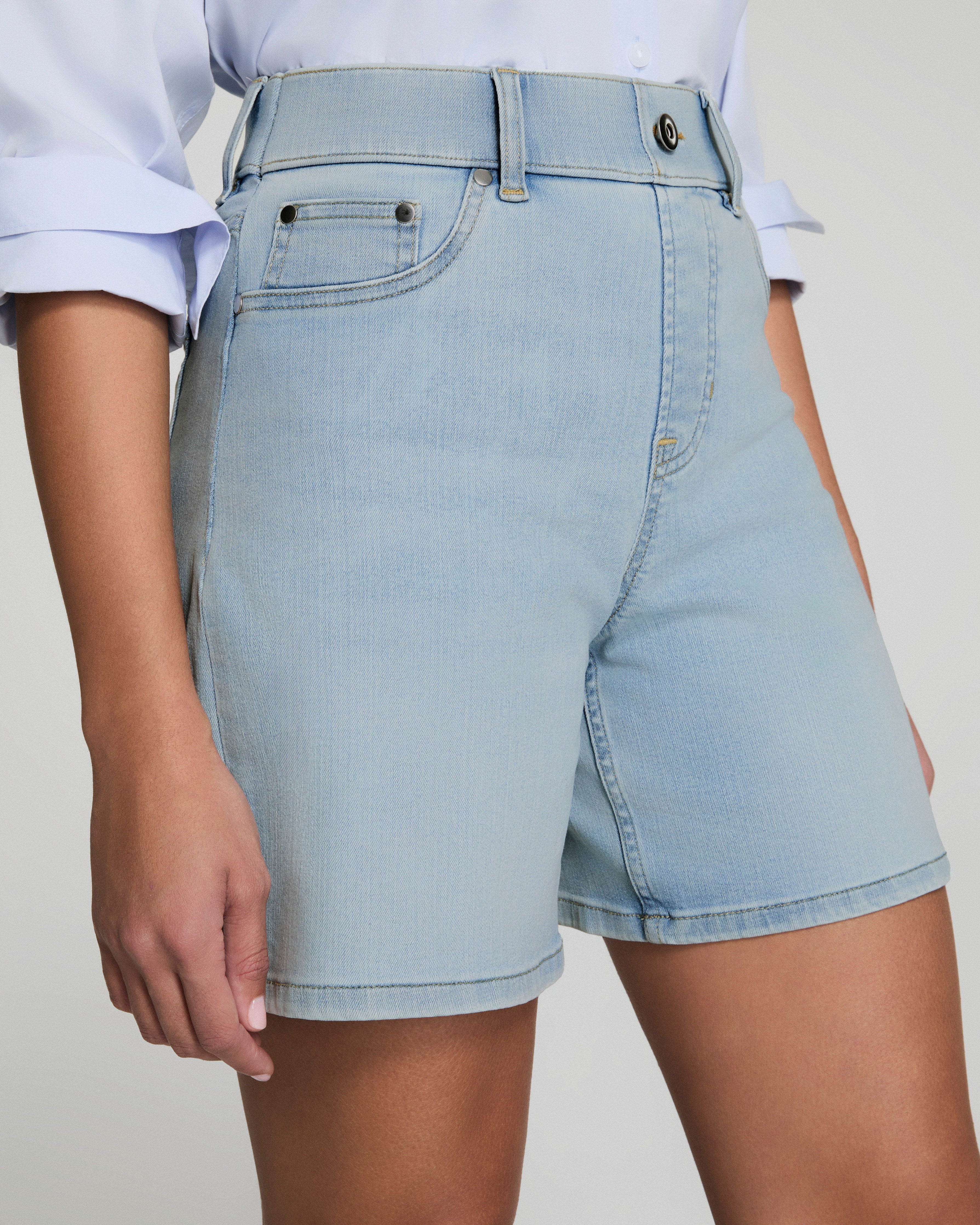 SPANXshape™ Original EveryWear Jean Short, 7" | Tidal Blue