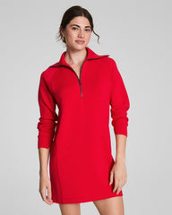 SPANX AirEssentials® Half Zip Dress | Spanx Red