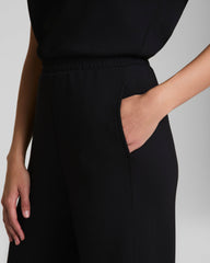 SPANX AirEssentials® Cap Sleeve Cinched Jumpsuit | Very Black