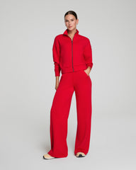SPANX AirEssentials® Wide Leg Track Pant | Spanx Red