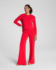 SPANX AirEssentials® Relaxed Long Sleeve Top | Spanx Red
