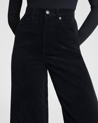 SPANXshape™ Authentic 360 Corduroy Wide Leg Jeans | Classic Black