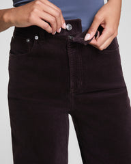 SPANXshape™ Authentic 360 Corduroy Wide Leg Jeans | Truffle Brown