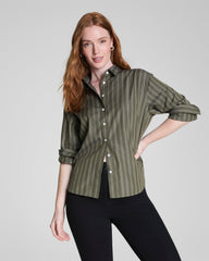 SPANX® Poplin Oversized Button-Up Shirt