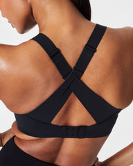 SPANX® FlexFeel Medium Impact Sports Bra | Very Black