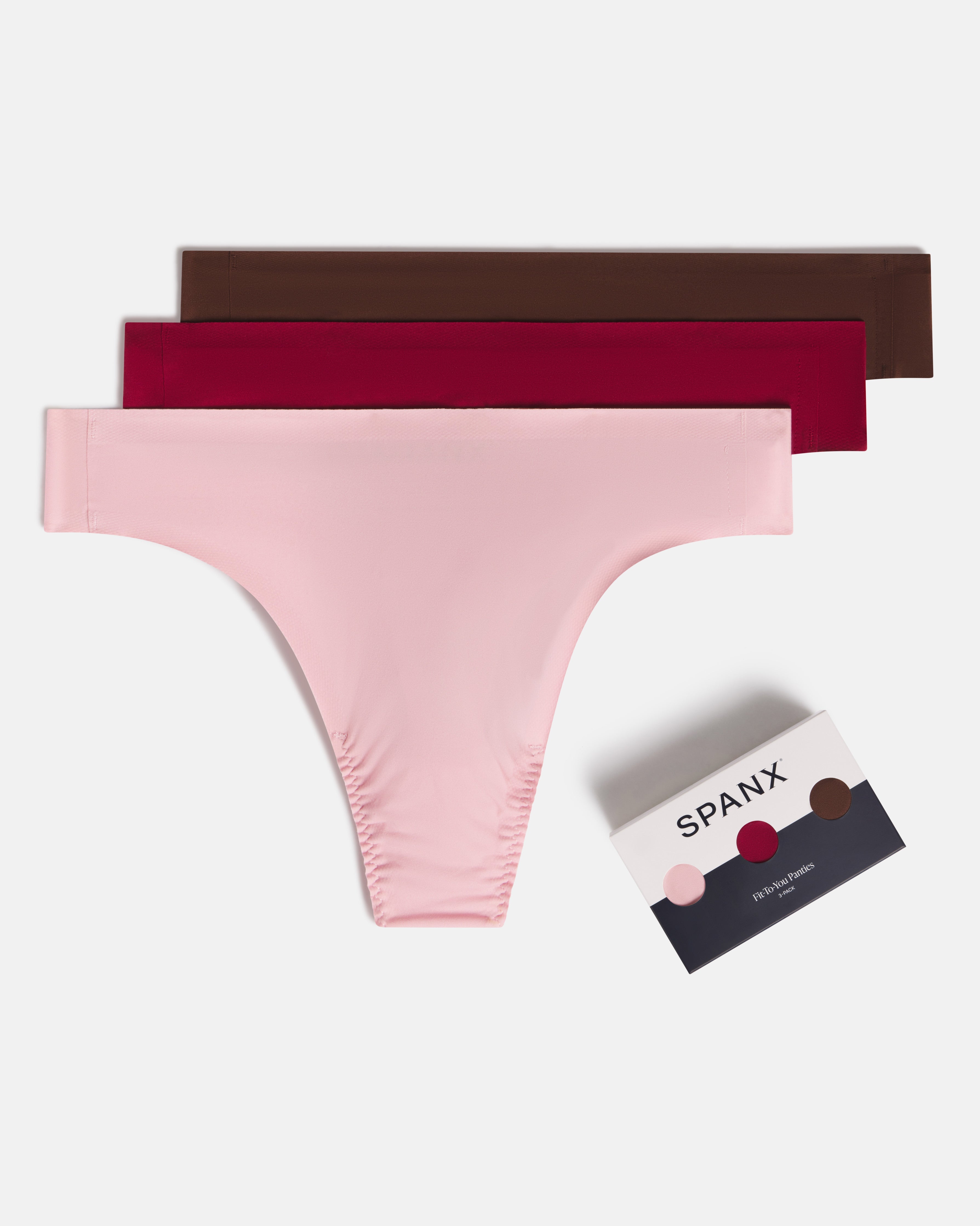 SPANXsmooth™ Fit-To-You Thong 3-Pack Box
