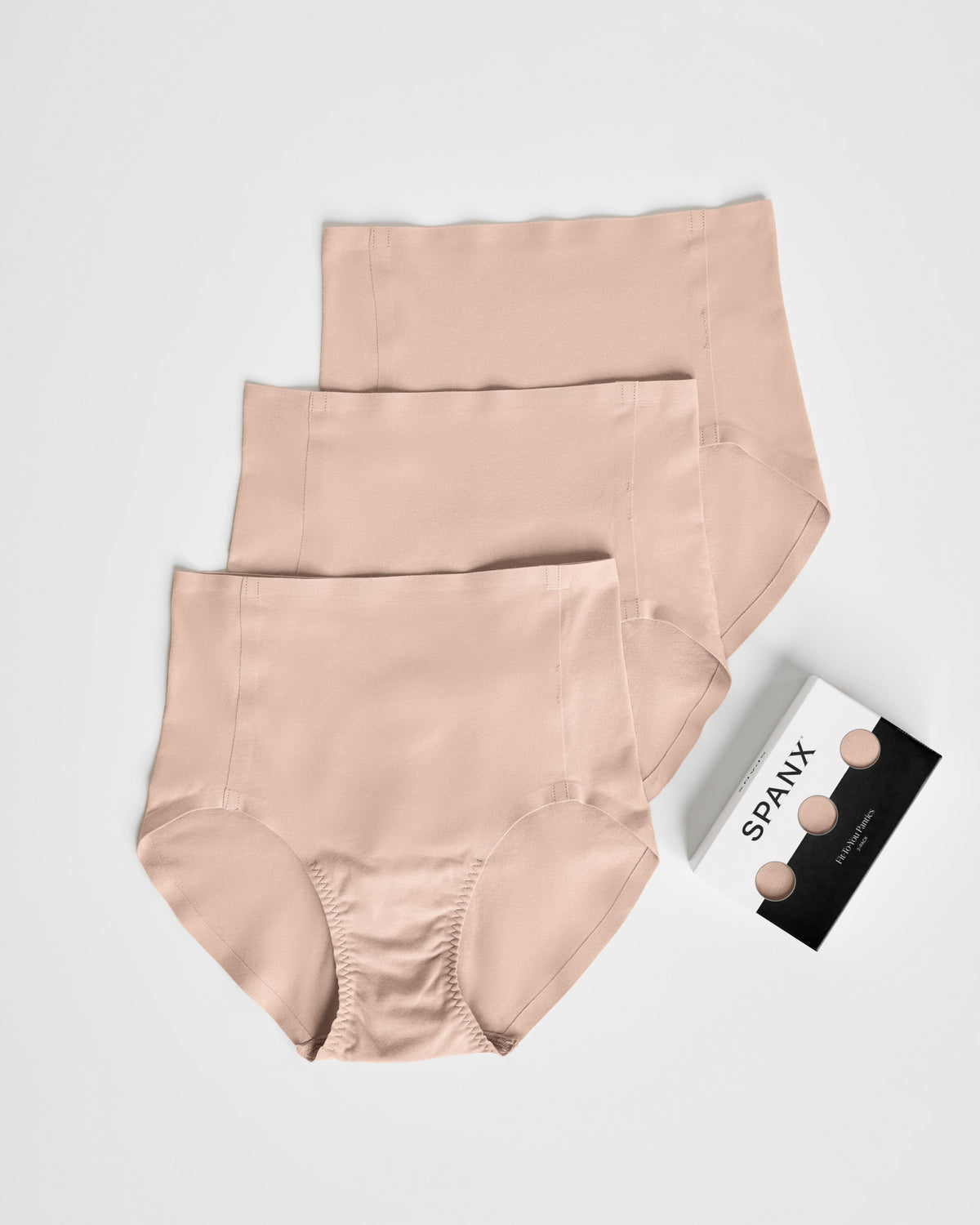 SPANXsmooth™ Fit-To-You Brief 3-Pack Box | Naked 2.0