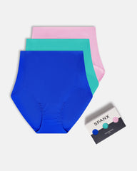 SPANXsmooth™ Fit-To-You Brief 3-Pack Box | Delphinium/Juniper/Petunia