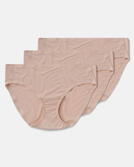 SPANXsmooth™ Fit-To-You Modal Bikini 3-Pack Box | Champagne Beige