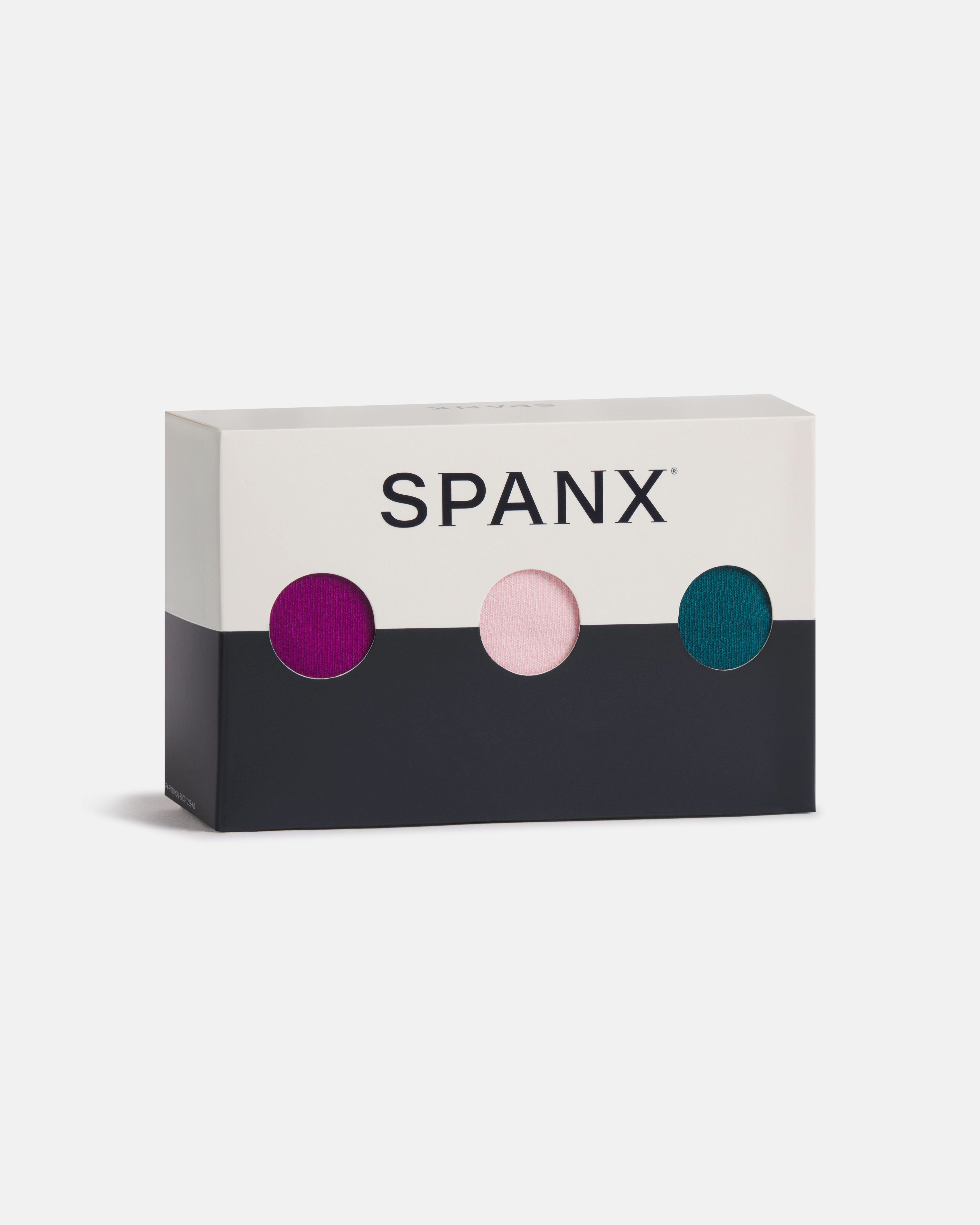SPANXsmooth™ Fit-To-You Supima® Cotton Bikini 3-Pack | Snap Dragon/Fleur/Emerald Bay