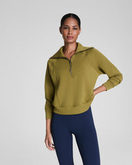 SPANX AirEssentials® Half Zip | Olivine
