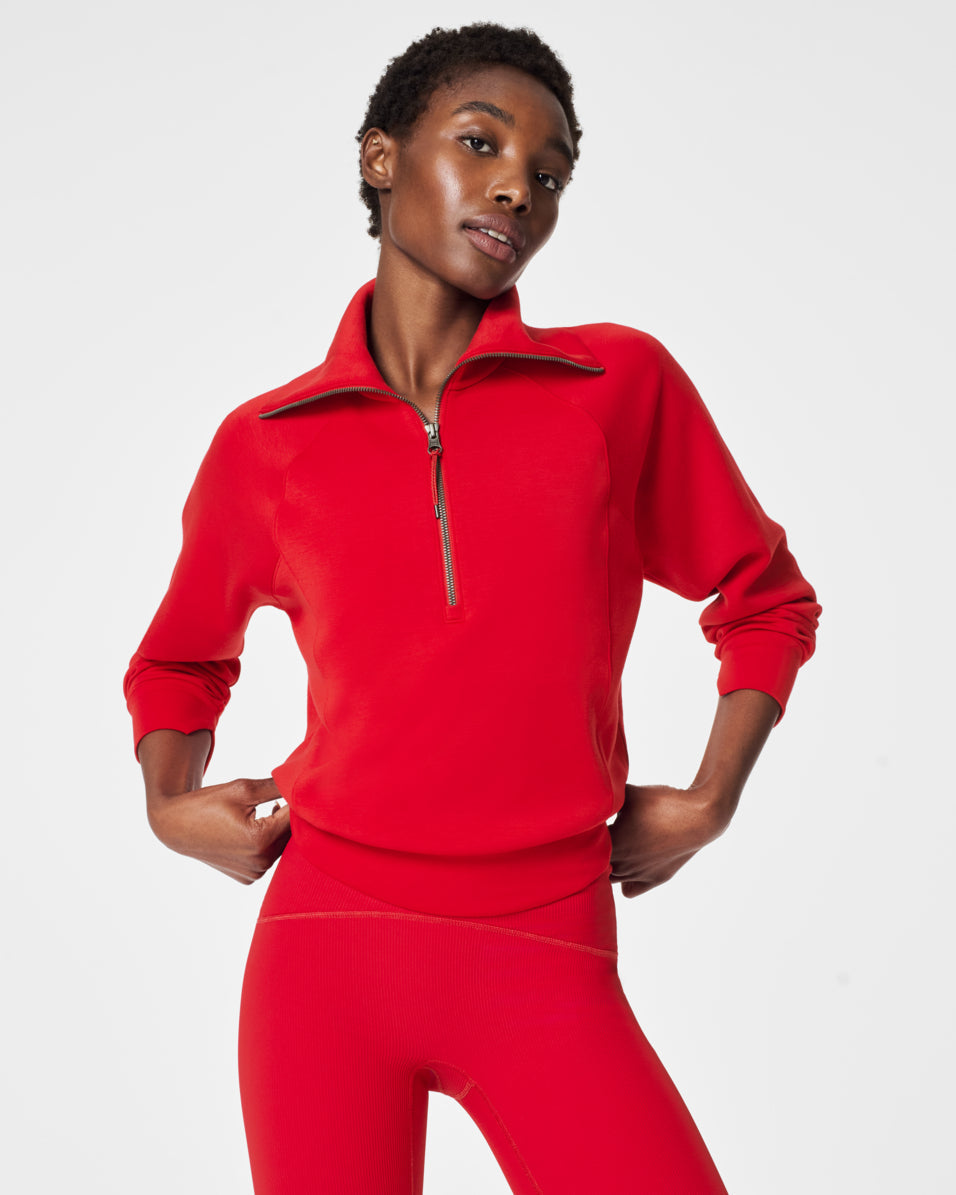 SPANX AirEssentials® Half Zip | Spanx Red