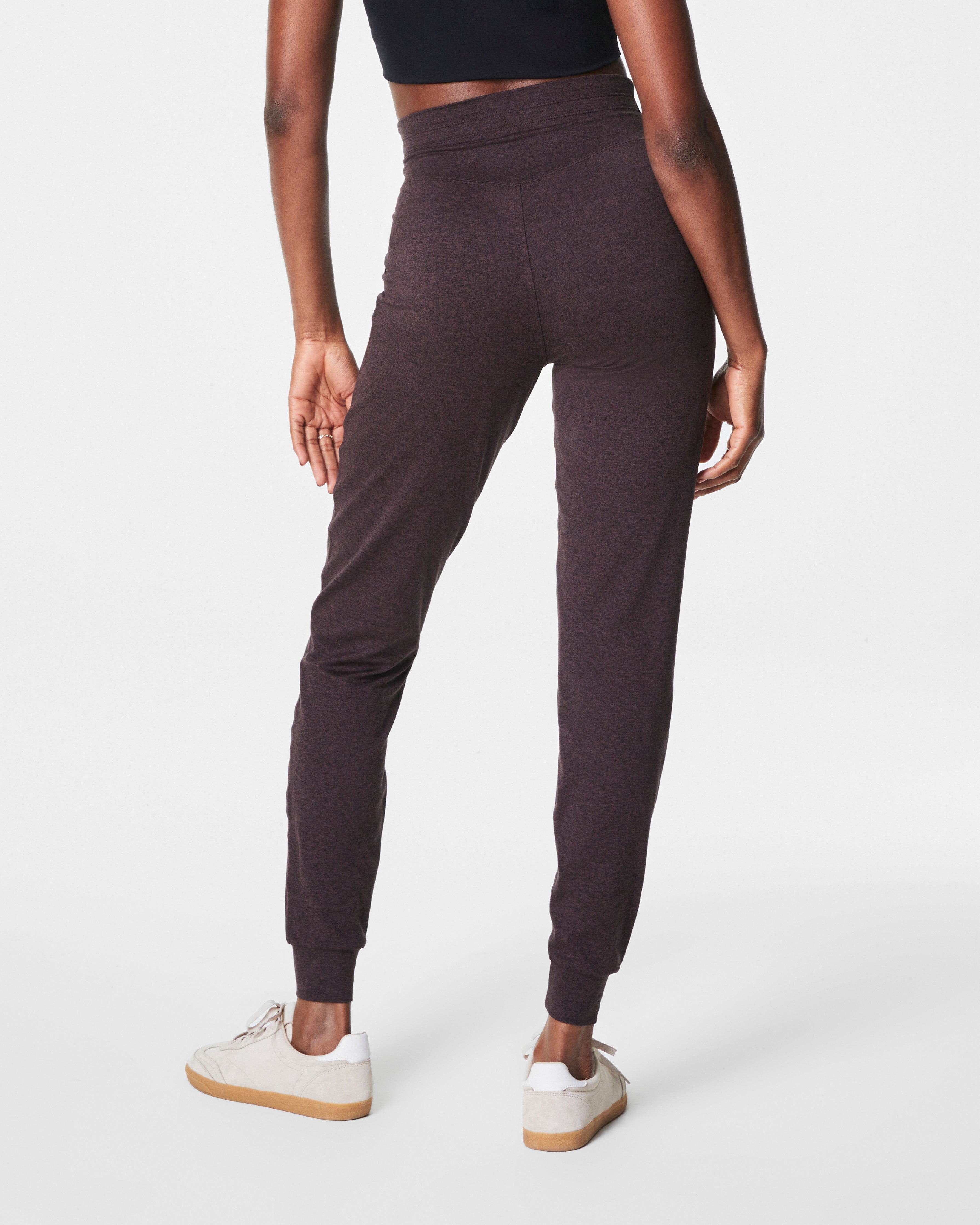 SPANXsupersmooth™ SoftStretch Slim Jogger | Truffle Brown Heather