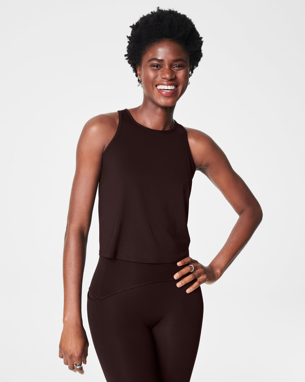 SPANX® Butter Keyhole Tank | Truffle Brown