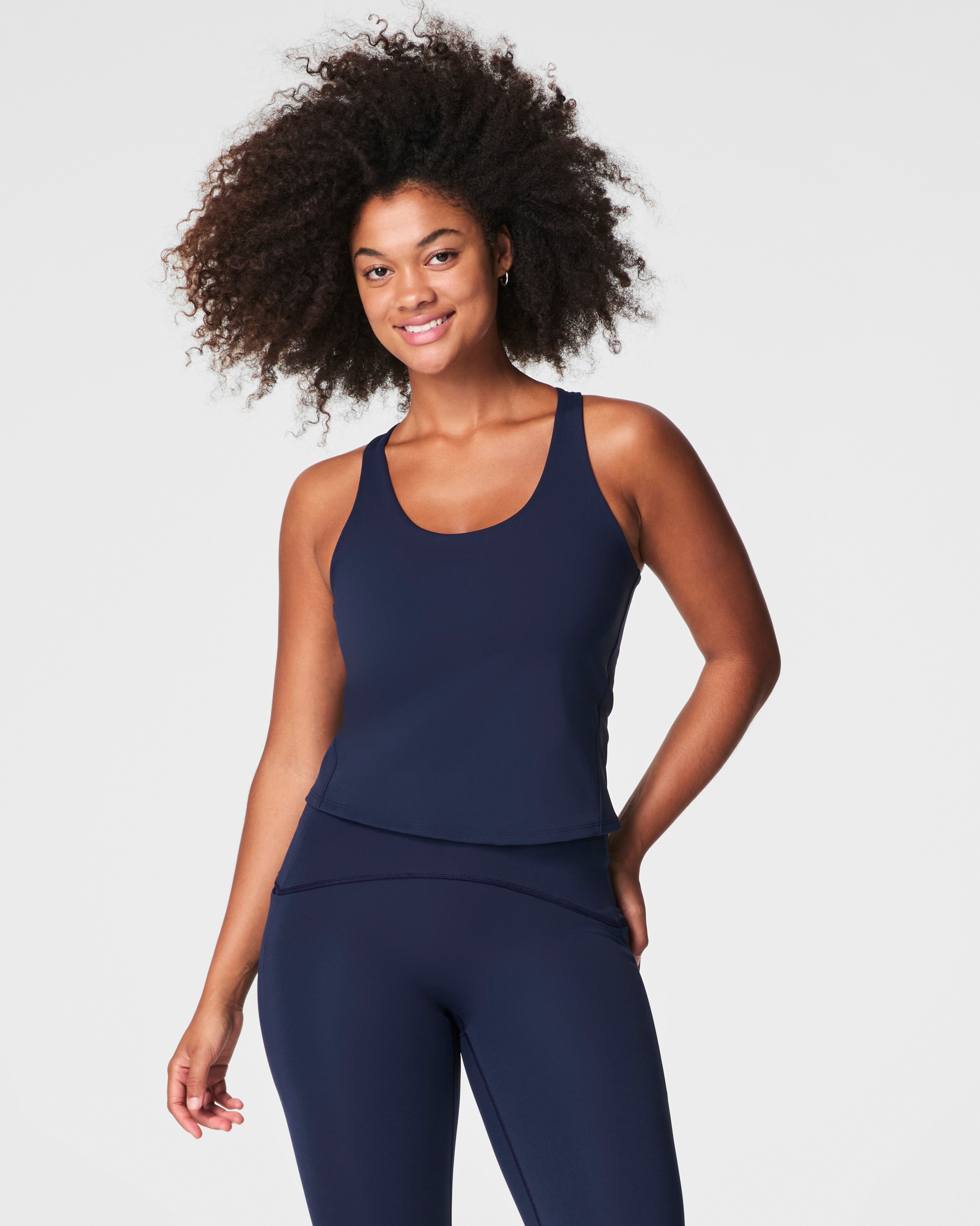 SPANX® Get Moving Contour Crossback Shelf Tank