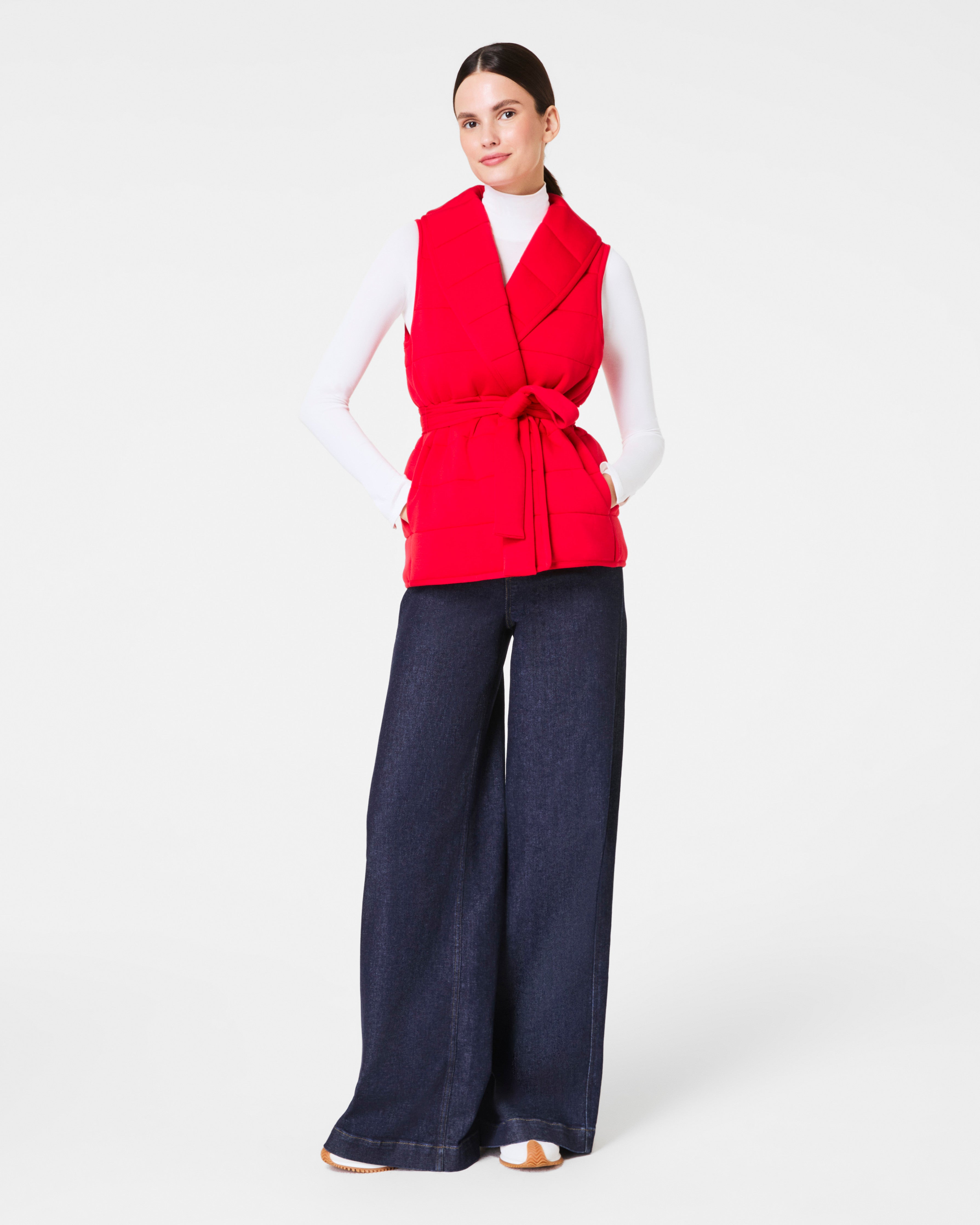 SPANX AirEssentials® Puffy Vest | Spanx Red