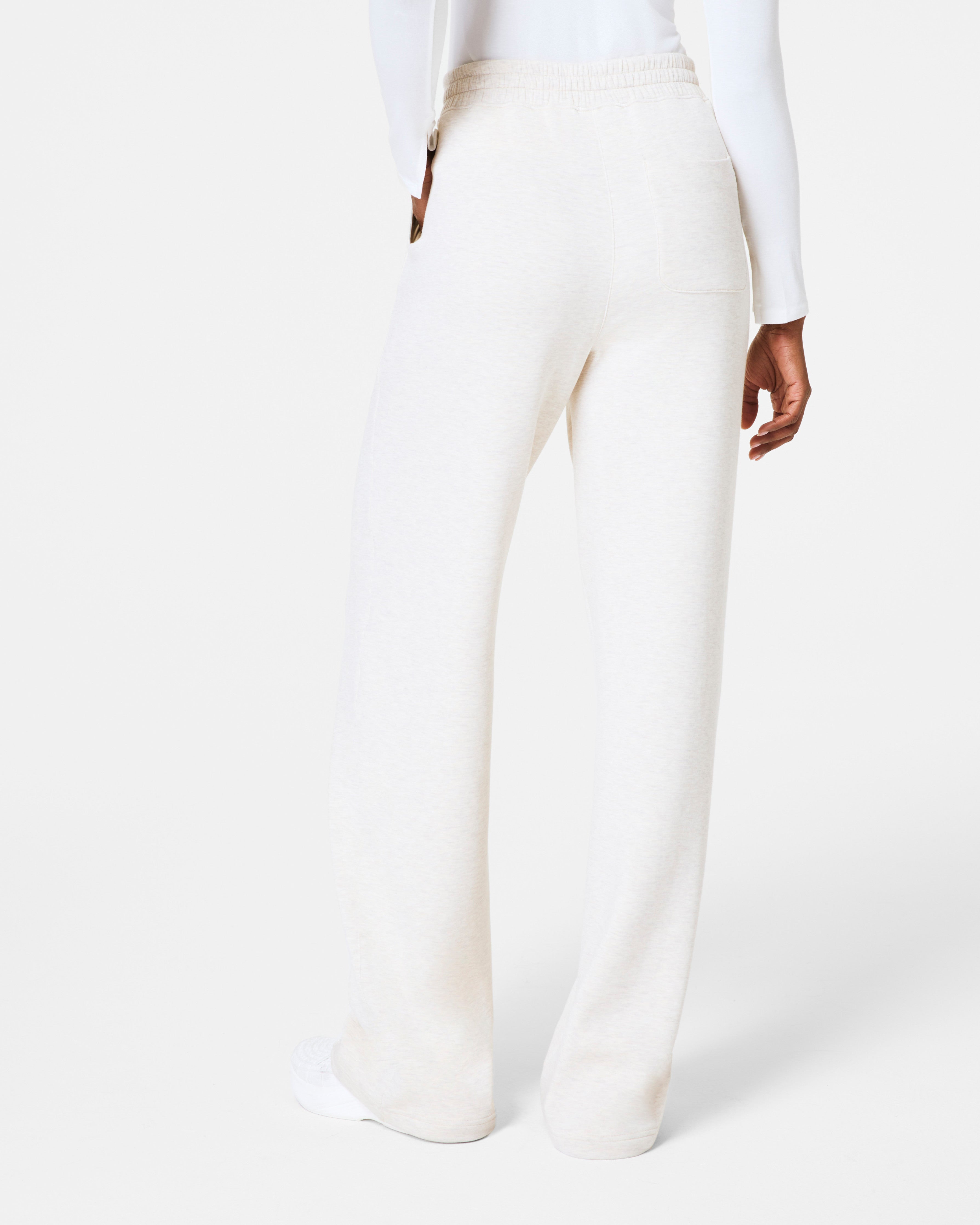 SPANX AirEssentials® Brushed Straight Leg Pant | Heather Cream