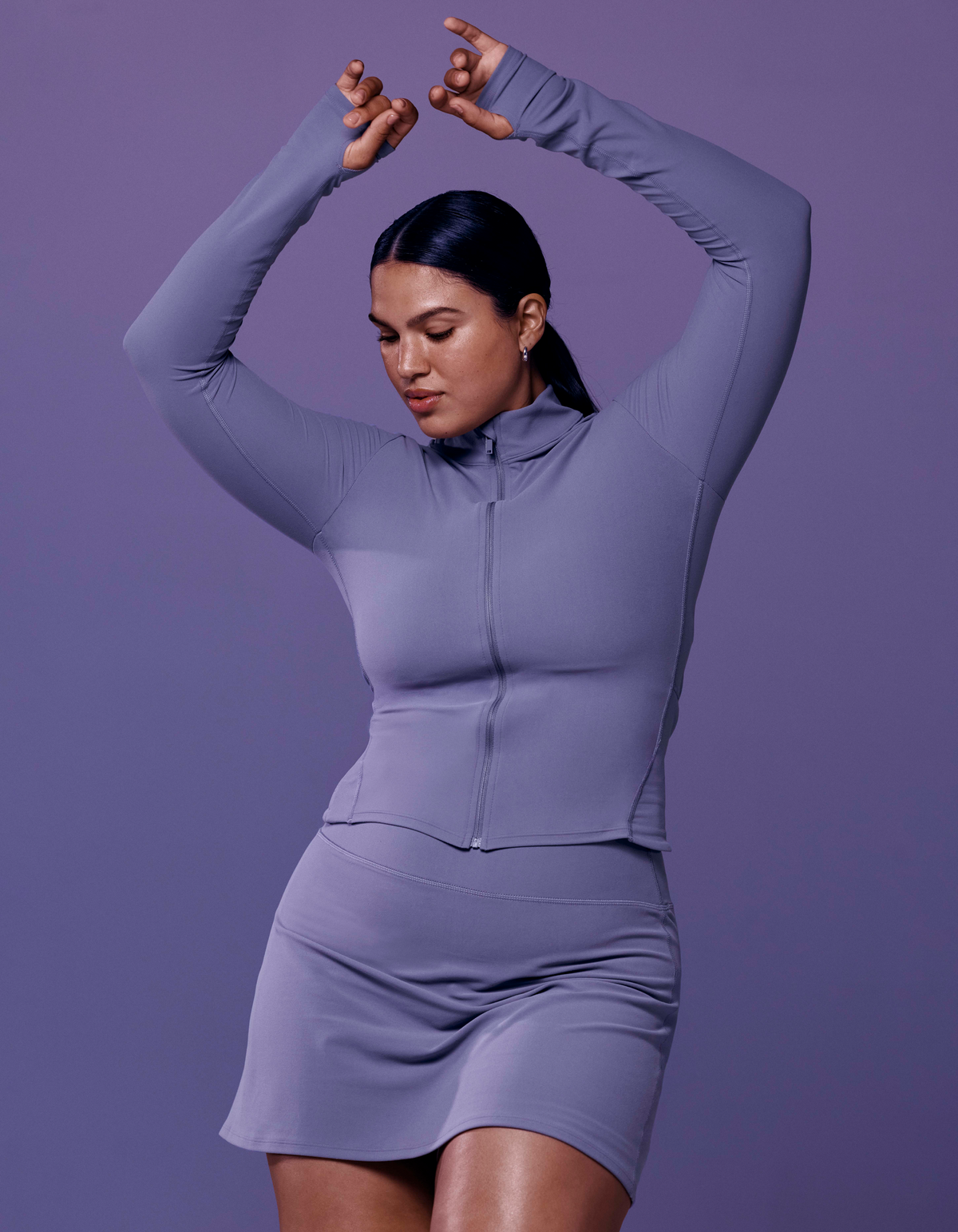 SPANXsmooth™ OnForm Full Zip Jacket | Orchid Ash