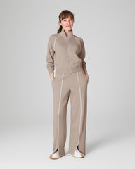 SPANX AirEssentials® Pique Full Zip Track Jacket | Ashwood