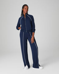 SPANX AirEssentials® Pique Full Zip Track Jacket | Timeless Navy