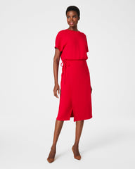 SPANX AirEssentials® Midi Wrap Dress