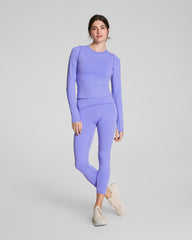 SPANXshape™ Booty Boost® 7/8 Leggings with SecretSweat Tech | Light Amethyst