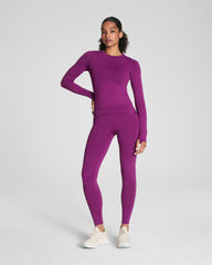 SPANXshape™ Booty Boost® Full-Length Leggings with SecretSweat Tech | Light Snapdragon