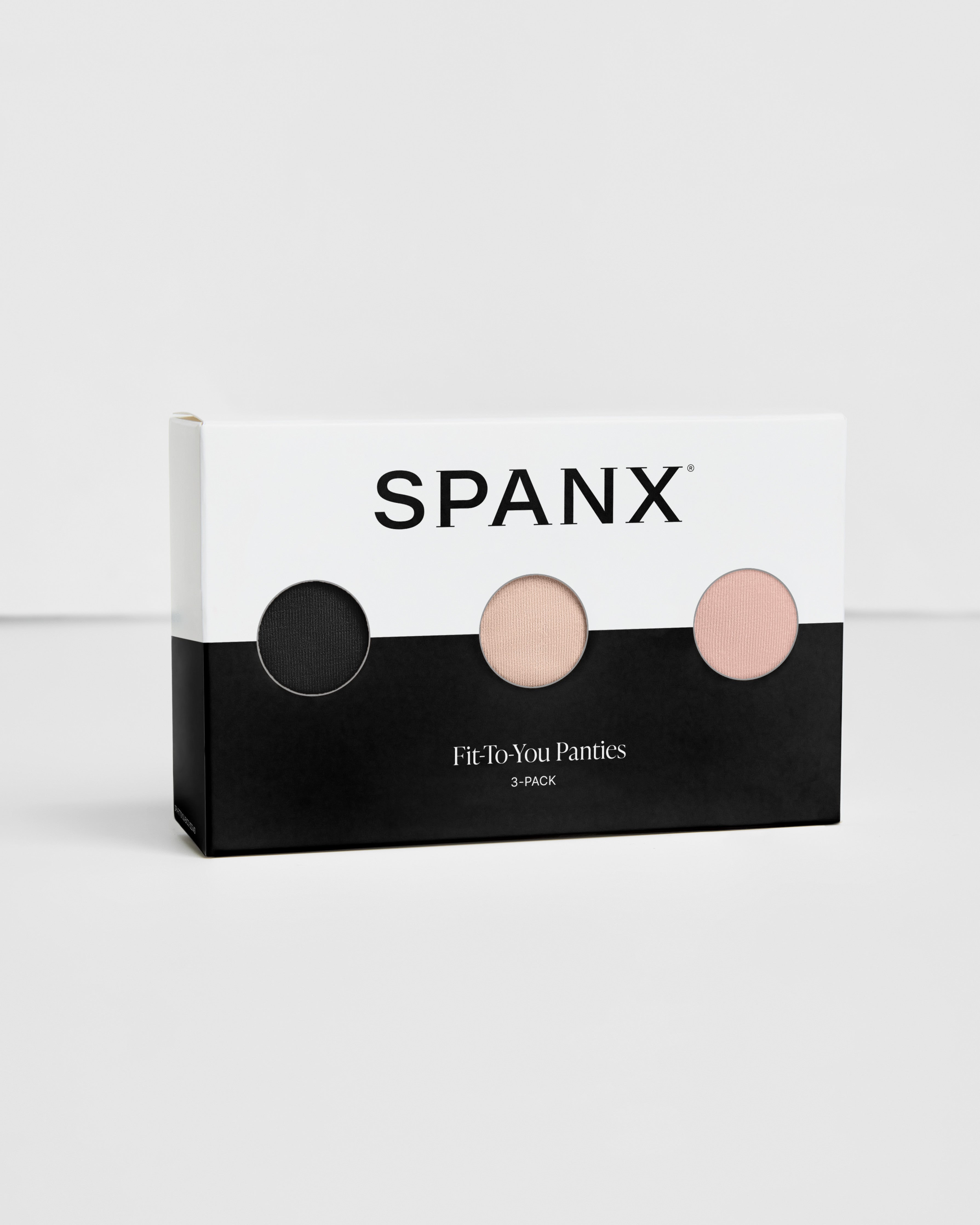 SPANXsmooth™ Fit-To-You Bikini 3-Pack Box | Very Black/Naked 2.0/Vintage Rose