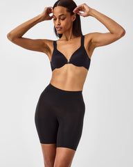 SPANXsculpt™ Seamless Power Mid-Thigh Short | Very Black